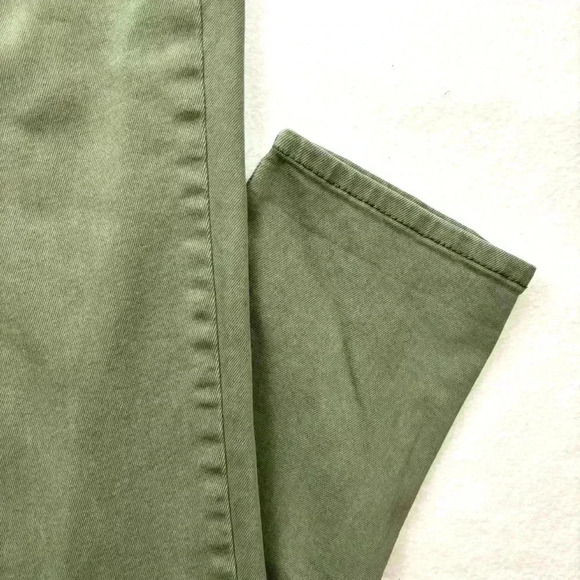 Seven7 Green Military Utility Ankle Stretch Midrise Ankle Skinny Pants Size 12 - Picture 8 of 16